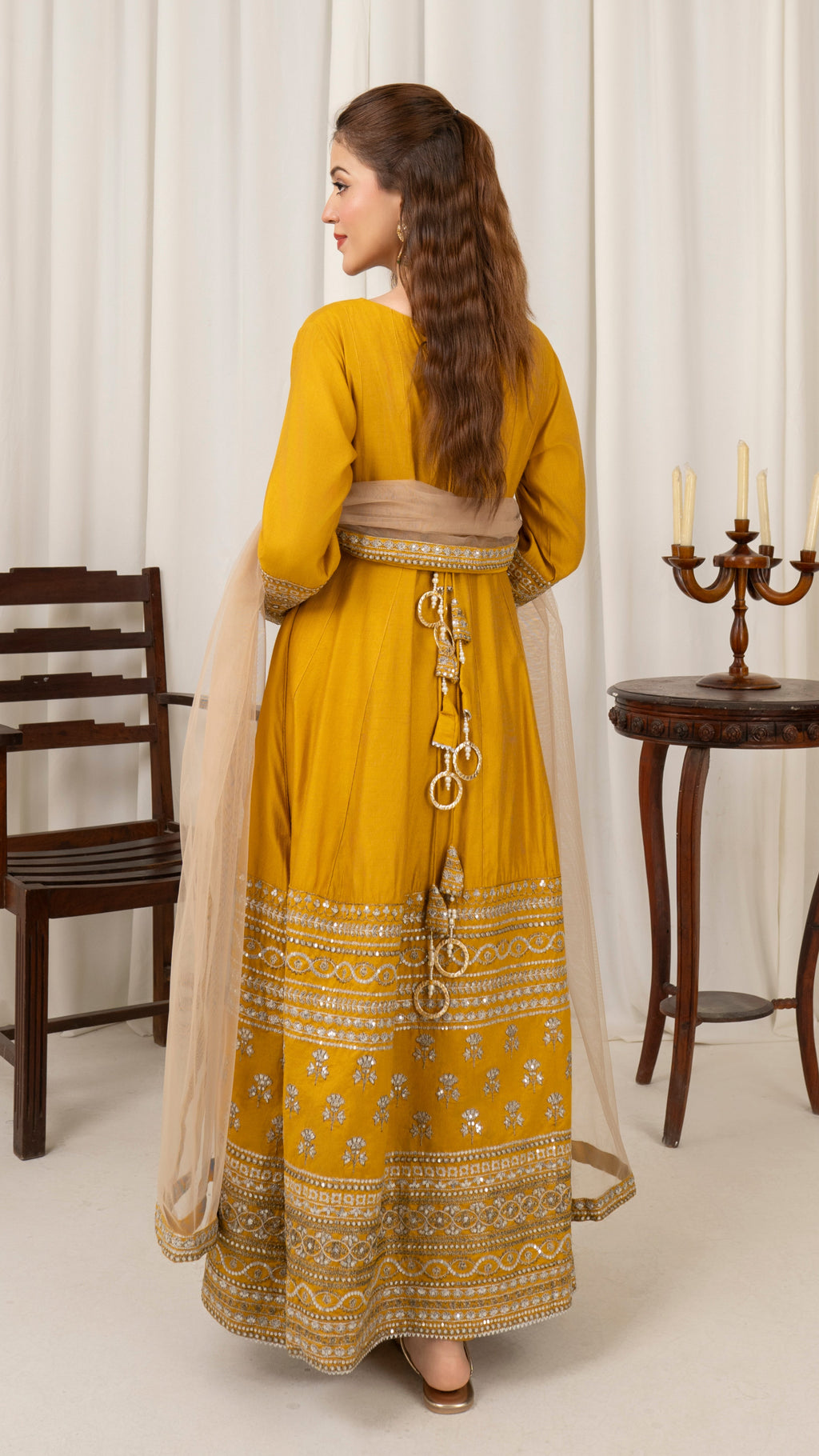 Mustard Chambray  Frock