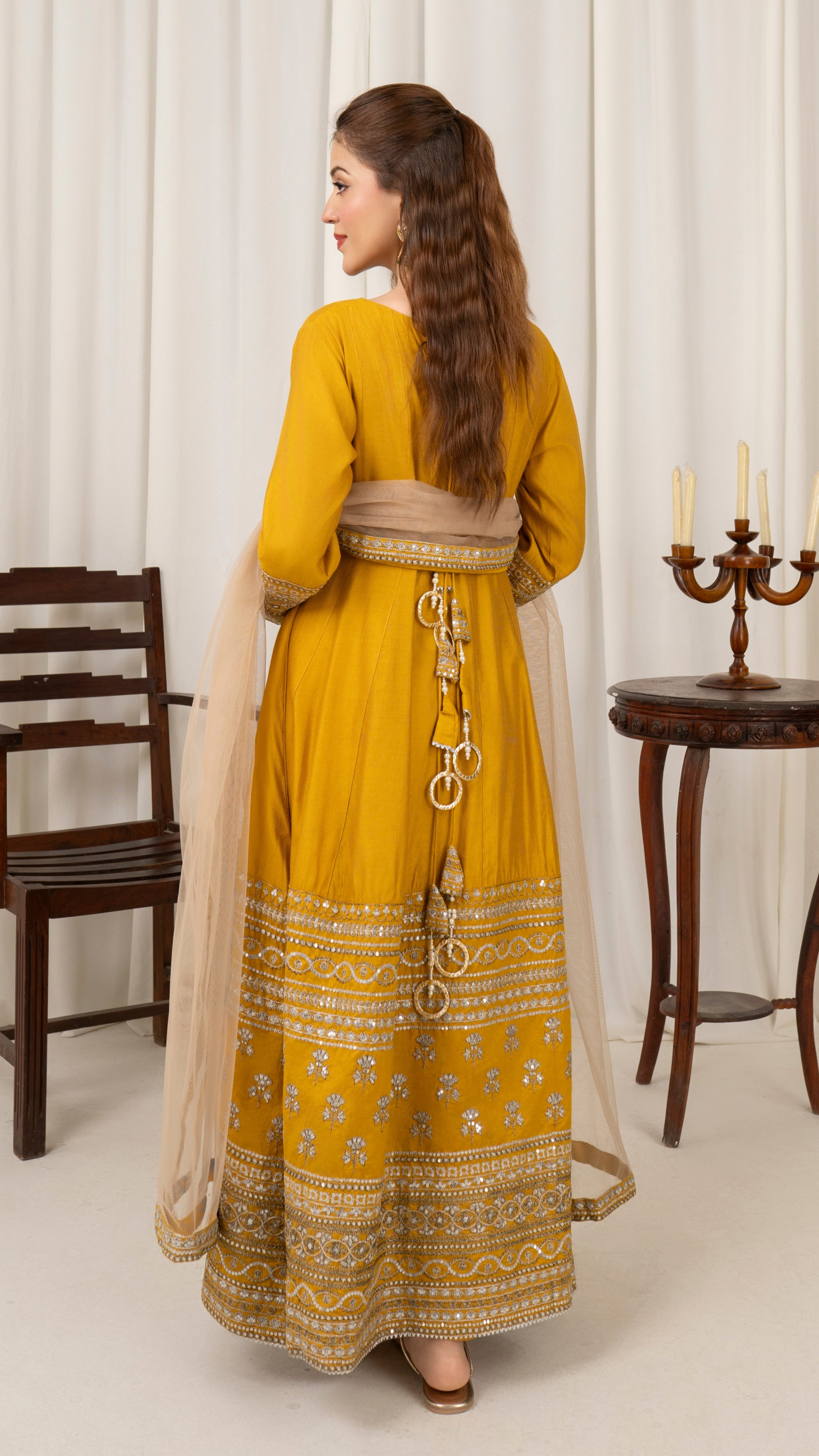 Mustard Chambray  Frock